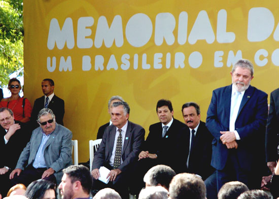 Inauguração do Memorial Darcy Ribeiro contou com a presença do presidente Lula e do ministro Haddad. (Foto: Fabiana Carvalho)