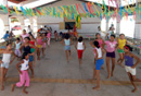 Ensaio de quadrilha para festa junina na escola municipal Monsenhor José Alves Landim (Foto: João Bittar)