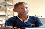 Max Breno Silva, 11 anos, cursa a quarta série na Escola Cândido Vilhena e quer ser veterinário: “Sei que vou ter de estudar muito”. (Foto: João Bittar)